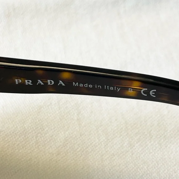 PRADA SPR19L 58/16 130 Women's Sunglasses Tortoise / Dark
Grey Lens ITALY - Picture 15 of 16